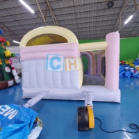Combo gonflable coloré le plus populaire avec piscine à balles pour fête Glissade gonflable intérieure pour fille
