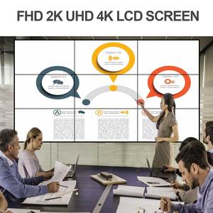 Màn Hình Video Trong Nhà 46 49 55 Inch Độ Sáng 500CD Màn Hình Ghép Nối 3X3 Cạnh Siêu Hẹp Tường Video DID <span class=keywords><strong>LCD</strong></span> - Product Image 4