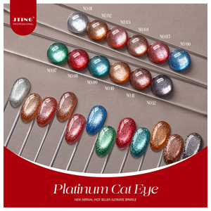 JTING 2026 HEMA/TOP ฟรี 12 สี ยาทาเล็บแพลตตินั่มแคทอาย  แบบปรับระดับได้เอง  แม่เหล็กเจลแคทอาย  ผู้จัดจำหน่าย OEM ขายส่ง - Product Image 4
