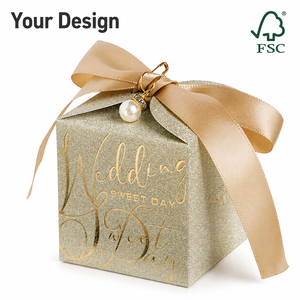Cajas <span class=keywords><strong>de</strong></span> Regalo <span class=keywords><strong>de</strong></span> Papel <span class=keywords><strong>con</strong></span> Lazo para <span class=keywords><strong>Dulces</strong></span>, Chocolates y Regalos <span class=keywords><strong>de</strong></span> Boda, <span class=keywords><strong>con</strong></span> Polvo Brillante <span class=keywords><strong>de</strong></span> Alta Calidad - Product Image 1