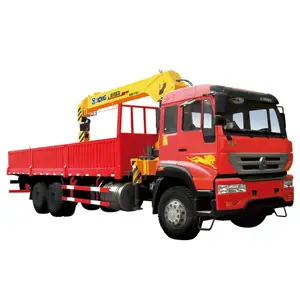 סין XCM G SQ10SK3Q טלסקופי בום 10 טון מטען מנוף משאית רכוב מנוף