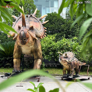Dinosaure animé grandeur nature Styracosaurus <span class=keywords><strong>Dinoco</strong></span> modèle parc d'attractions intérieur/extérieur centre commercial modèle animatronique à vendre - Product Image 2