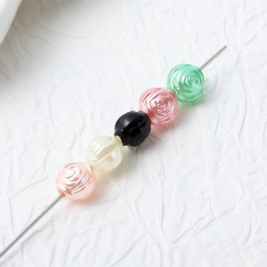 Al por mayor Cuentas espaciadoras redondas huecas giratorias de <span class=keywords><strong>rosa</strong></span> <span class=keywords><strong>rosa</strong></span>, nuevo estilo, de Acrílico/Plástico/Lucite Caiying para decoración de <span class=keywords><strong>uñas</strong></span> - Product Image 6