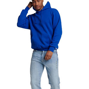 Sweat-shirts à capuche en molleton 100% coton pour hommes, imprimés sur mesure, en gros, écologiques, coupe classique, style streetwear - Product Image 4