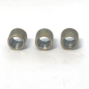 Inserts filetés en laiton moleté M2 M3 M4 M5 M6, filetage métrique grossier, écrous en cuivre intégrés pour l'industrie de la construction - Product Image 3