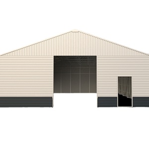 Edificio de Estructura de Acero Prefabricado SG4350-H415, Taller, Fábrica, Planta de Producción, Garaje Prefabricado Moderno - Product Image 1