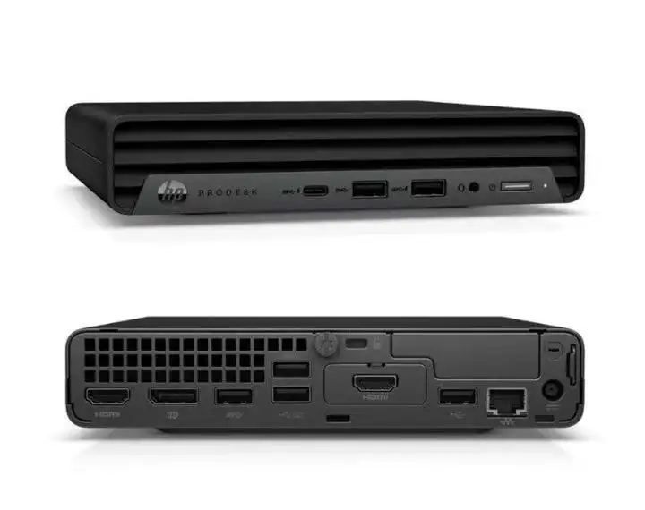 एचपी डेस्कटॉप प्रोडेस्क 400 G9 dm NewCorei3-12100T 8g dddr 4 256g nvmmd औद्योगिक ai5 i7 cpu डेस्कटॉप