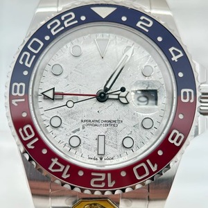 Montre mécanique étanche de qualité supérieure, mouvement 40 mm V4, cadran en météorite véritable, fabrication d'usine dorée - Product Image 1
