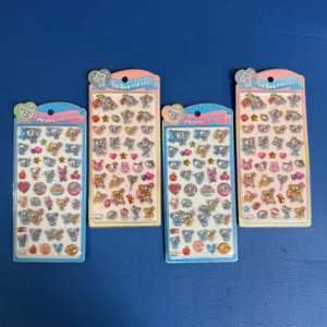 Autocollants en cristal solides et durs, autocollants décoratifs bleu ange, autocollants Tom Cat, autocollants Minions - Product Image 5