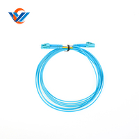 Kabel Serat Optik Trunk Patch Cord Data Center Om3 Duplex MTP/MPO -LC Single Mode 9/125um LSZH Jacket Ukuran Dapat Disesuaikan