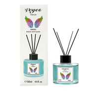 Diffuseur à bâtonnets haut de gamme 130 ml DIY, en verre, longue durée, avec huile essentielle parfumée Brise Printanière pour un assainissement de l'air écologique