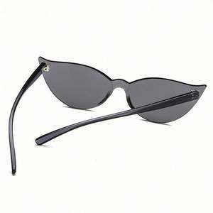 Gafas de Sol de Moda al por Mayor, Estilo Vintage para Mujer, Colores Dulces, Rojo, Rosa, Amarillo, Sin Montura, Ojo de Gato - Product Image 4