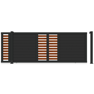 Puerta de Aluminio Ace, Vallas y Puertas de Jardín de Aluminio, Bisagras, Diseños para Entradas de Vehículos, <span class=keywords><strong>Precios</strong></span>, Motor Eléctrico para Puerta Corredera - Product Image 3