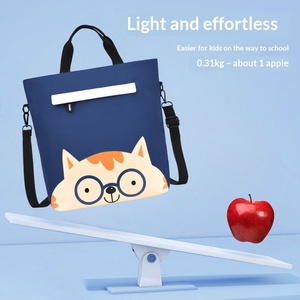 Sac de tutorat pour enfants du primaire et du collège, à porter à la main ou en bandoulière, respirant, imperméable, en nylon imprimé OGO - Product Image 5