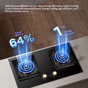 เตาแก๊สสี่หัว ไฟแรง ใช้ได้ทั้งแก๊สธรรมชาติและแก๊สเหลว 5.2 กิโลวัตต์ เตาคู่สำหรับใช้ในครัวเรือน - Product Image 4