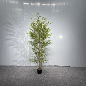 Planta Artificial de <span class=keywords><strong>Bambú</strong></span> de la Suerte, Plástico de Alta Simulación, Estilo Moderno, Decoración para Interiores y Exteriores, para Dormitorio, Hogar y <span class=keywords><strong>Jardín</strong></span> - Product Image 3