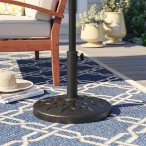 Marbre <span class=keywords><strong>Fonte</strong></span> Plastique Rond Rempli d'Eau Plage Jardin Résine Soleil Extérieur Parapluie <span class=keywords><strong>Parasol</strong></span> Base avec Roues PLUS DESIGN - Product Image 2