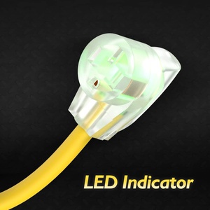 Linsheng 12 Inch <span class=keywords><strong>3</strong></span> <span class=keywords><strong>Prong</strong></span> NEMA L5-30P Để 14-50R Nữ Với Xử Lý Chỉ Số Nguồn 30 Amp <span class=keywords><strong>Twist</strong></span> Khóa Để 50 Amp RV Máy Phát Điện Adapter Dây - Product Image 4