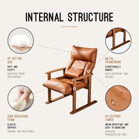 Fauteuil-canapé Kino pour la décoration intérieure, les espaces commerciaux, les appartements, les maisons d'hôtes, les villas, plusieurs couleurs de tissu, Kursi Sofa