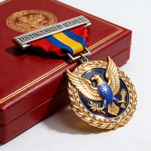 Medalla de oro 3D de aleación de zinc con diseño de logotipo para maratón, medallas de premio personalizadas con cintas, medalla deportiva de metal. - Product Image 6