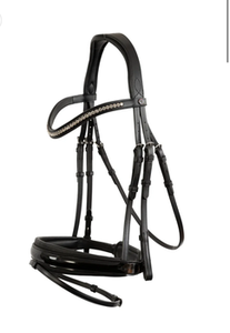 Luxury Soft Brown <b>Leather</b> Horse Bridle High Quality Comfortable Indian Racing Equestrian Equipment Customizable QC Inspected - Product Image 6