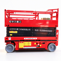 Platform Kerja Udara Hidrolik Listrik Harga Terjangkau 8m 10m 12m 14m Self-propelled Scissor Lift Lifter Bersertifikasi CE Layanan OEM