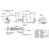 Moteur à engrenages CC à aimant permanent brossé haute précision 5V 16MM avec encodeur 420mA 0.3kg.cm, micromoteur 050 pour ventilateur et appareils électroménagers