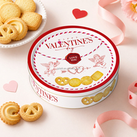 Biscuits danois au beurre, croustillants et crémeux, sans sucre ni glucose, avec logo personnalisé, commande en gros