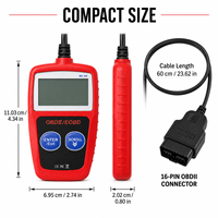 Escáner OBD2 MS309, Herramienta de Diagnóstico para Autos, Lector de Códigos de Error del Motor, Herramienta de Escaneo Automático, Detector de Errores de Vehículos, Lector de Códigos DTC