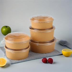 Fiambrera para llevar con embalaje de alimentos, papel Kraft impreso personalizado, precio al por mayor, y tazón de sopa y ensalada - Product Image 6