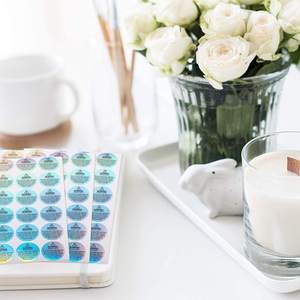 キャンドル作り用品ホログラフィックキャンドル警告ラベルキャンドルジャー缶用ワックス溶解安全ステッカー - Product Image 4