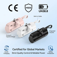 Batterie Li-Polymère Sans Fil, Banque d'alimentation Portable 5000mAh, Charge Rapide 10W, Entrée/Sortie Type-C, Mini Taille, Support pour Téléphones Mobiles