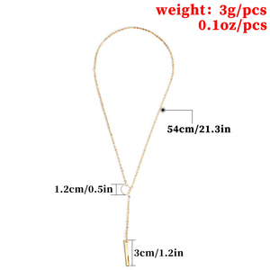 OEM/<span class=keywords><strong>ODM</strong></span> सेवा समर्थन शीर्ष गहने निर्माता बार हार गहने महिलाओं - Product Image 2