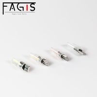 Fagis Voiture Petit Instrument LED Ampoules Led Clignotants Lumières T10 12V 150MA 60LM 12 Clips