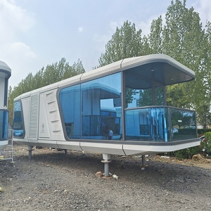 Château capsule maison préfabriquée étanche à isolation thermique personnalisable avec contrôle intelligent rentable Glamping - Product Image 3