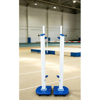 Équipement d'athlétisme professionnel, base mobile à réglage de hauteur de précision, support de saut en hauteur pour entraînement et compétition