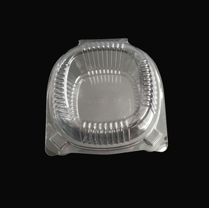 beautiful custom transparent disposable plastic hamburger food packaging boxes