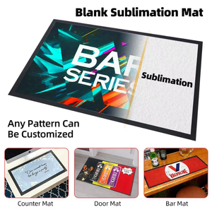 Bulk Blank Sublimation Mat for Heat Press Factory - Wholesale OEM Printable Rubber Bar Runner for Sublimation Printing Stock