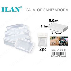 Ilan Organizer Box 5.0x7.5x2.1 Cm Contenitore di plastica per elettronica - Product Image 2