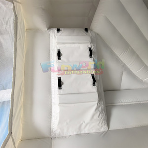 Party jumpers bounce house jumping bouncy castle commercial white <b>inflatable</b> <b>bouncer</b> with slide combo - Product Image 5