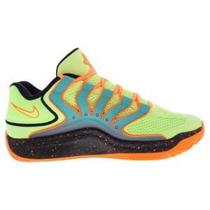 Chaussures de basketball unisexes KD18 NRG respirantes en mesh avec amorti, coloris Clear Jade Black Liquid Lime - Product Image 2