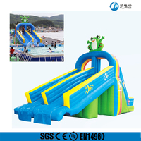 Toboggan aquatique gonflable Alliance Commercial pour piscine, en PVC haute résistance et grande capacité, pour usage extérieur