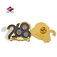 Longzhiyu 20Y Fabricant d'épingles métalliques, épingles à revers personnalisées en alliage de zinc, badge broche, émail dur ou souple avec carte de support