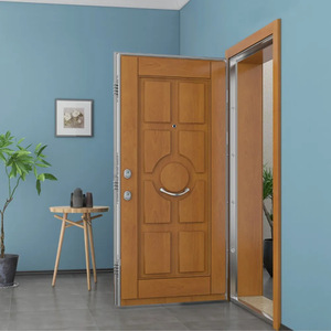 Puertas de Entrada Completas, Puerta Metálica Tradicional Antirrobo, Puerta Exterior de Entrada Principal SFA-093 - Product Image 1