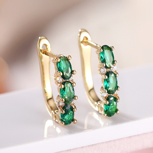 Orecchini a Cerchio Ovali per Donne, Accessori per Orecchie Semplici e alla Moda per Uso Quotidiano - Product Image 5