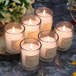 Velas Aromáticas de Vidrio Votivo de 2 oz al por Mayor, Cera de Soja sin Humo, Decoración del Hogar, Meditación, Ramadán, Diwali, Bares - Product Image 2