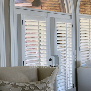 Ventes en gros de volets en bois et en PVC de qualité supérieure pour fenêtres intérieures |   Volets intérieurs <span class=keywords><strong>Louvre</strong></span> ShutterWorks pour abri de jardin - Product Image 4