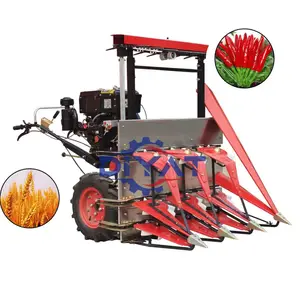 rice and wheat reaper binder driven by walking tractor