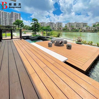 Prix d'usine de haute qualité imperméable à l'eau ignifuge extérieur WPC Composite Decking