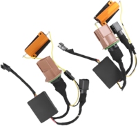 Feux de jour à LED avec clignotants pour Ford Mustang 2015-2017, 2 pièces, 12V, jaunes, étanches, en ABS, feux de brouillard décoratifs